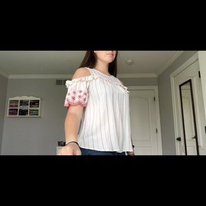 Off the shoulder top